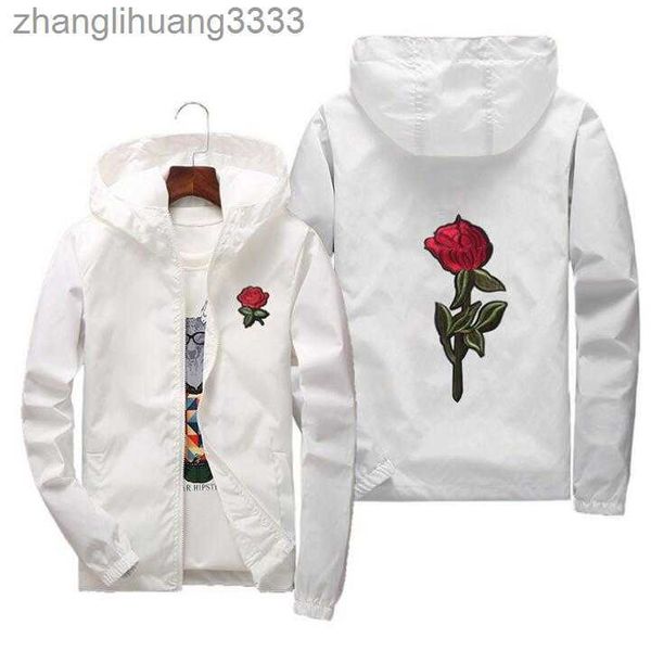 rose jacket windbreaker men and women's jacket new fashion white and black roses outwear coat, Black;brown
rose jacket windbreaker men and women's jacket new fashion white and black roses outwear coat, Black;brown