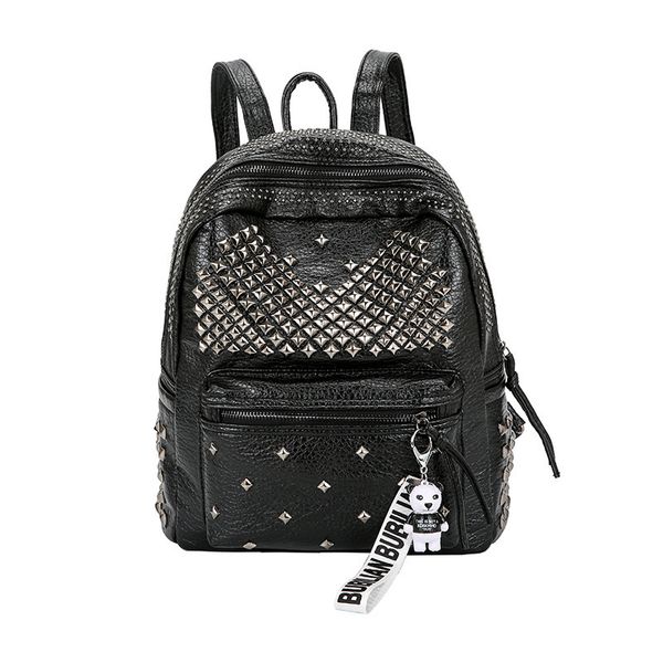 school bags fashion women backpacks washed leather lady girls travel rivet student bag 230821
school bags fashion women backpacks washed leather lady girls travel rivet student bag 230821