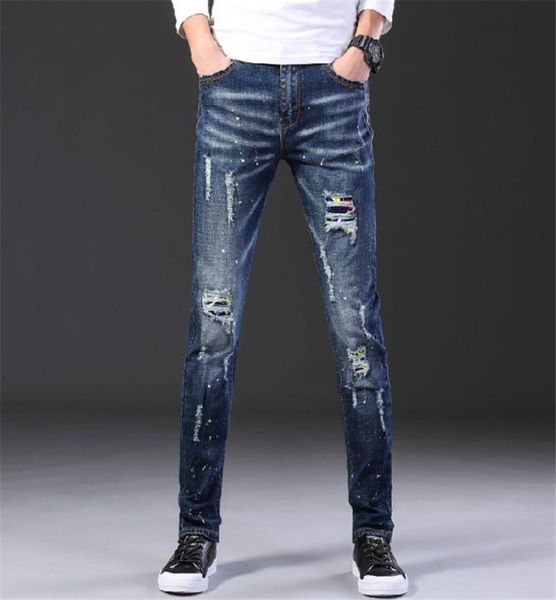 2020 fashion casual jeans mens straight stretch dot craft little feet skinny jens men scratched blue hole denim tide pantses6868555858
2020 fashion casual jeans mens straight stretch dot craft little feet skinny jens men scratched blue hole denim tide pantses6868555858