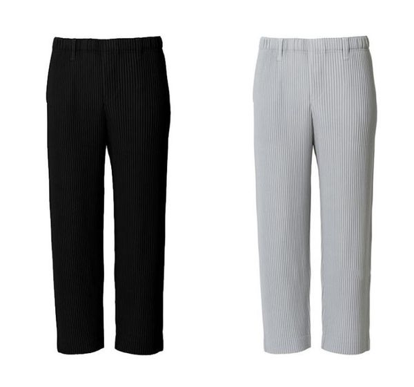 highquality men women pleated pants homme plisse sweatpants joggers drawstring straight fashion casual summer ice silk trousers3433752, Black
highquality men women pleated pants homme plisse sweatpants joggers drawstring straight fashion casual summer ice silk trousers3433752, Black