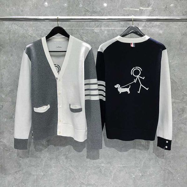 tb thom new sweater original preppy embroidered design luxury men's sweatshirt famous cardigan tb coat, White;black
tb thom new sweater original preppy embroidered design luxury men's sweatshirt famous cardigan tb coat, White;black