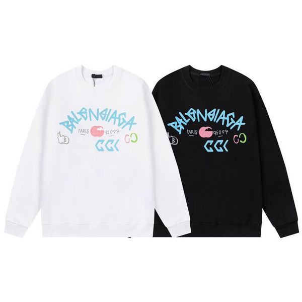 2023 autumn/winter new pure cotton letter printing sweatshirt fashion trend round neck plate style w09-4, Black;brown
2023 autumn/winter new pure cotton letter printing sweatshirt fashion trend round neck plate style w09-4, Black;brown