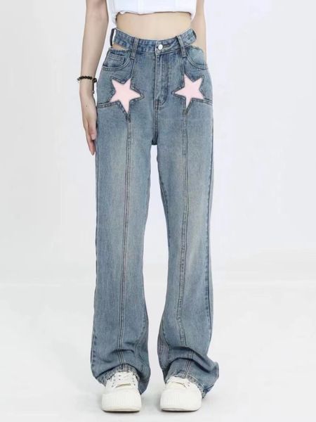 women's jeans adagirl kawaii star print wide leg jean cute straight long denimtrousers korean blue casual hollow out design bottoms 230
women's jeans adagirl kawaii star print wide leg jean cute straight long denimtrousers korean blue casual hollow out design bottoms 230