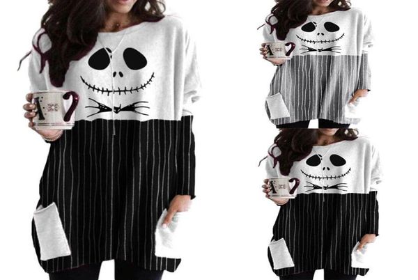 women leisure casual holiday halloween jack skellington printed round neck longsleeve pockets short dress8307162, Black;gray
women leisure casual holiday halloween jack skellington printed round neck longsleeve pockets short dress8307162, Black;gray