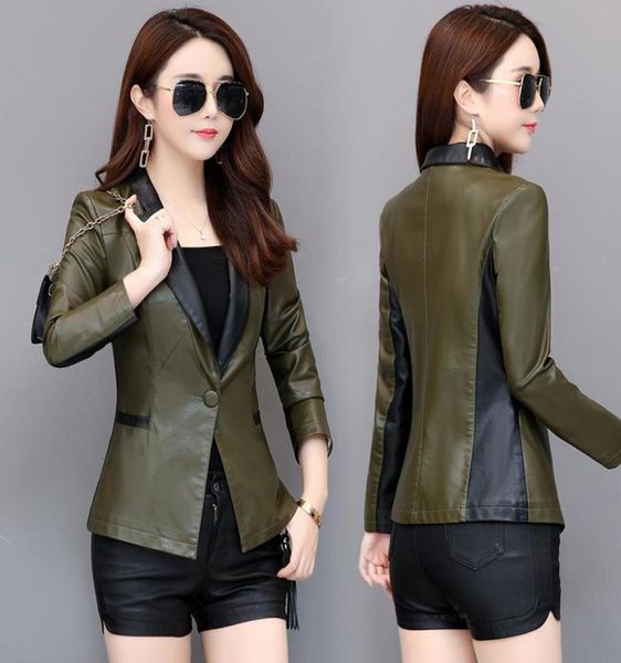 spring jacket ladies pu leather jacket short autumn zipper motorcycle leather small suit faux slim black green6359049
spring jacket ladies pu leather jacket short autumn zipper motorcycle leather small suit faux slim black green6359049