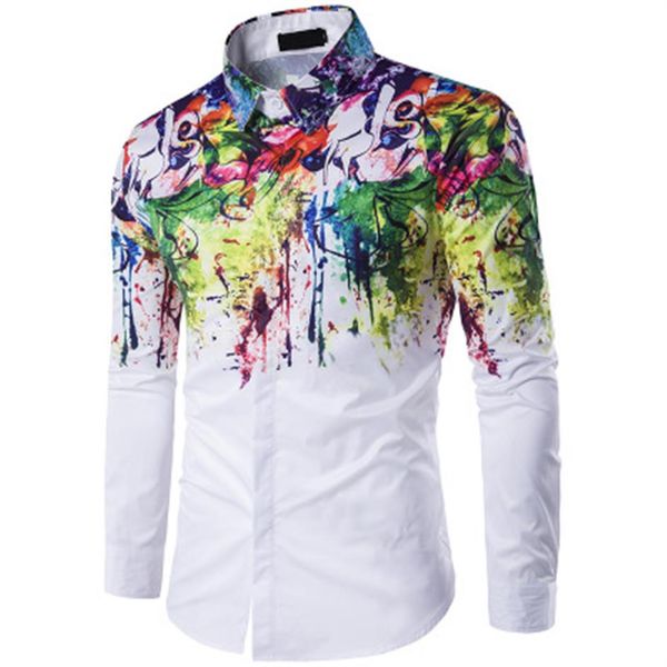 spring autumn fashion lapel men designer shirts dope printed mens t-shirts long sleeve men's luxury tee slim fit cas302r, White;black
spring autumn fashion lapel men designer shirts dope printed mens t-shirts long sleeve men's luxury tee slim fit cas302r, White;black