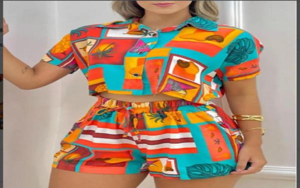 women039s two piece pants summer women all over print short sleeve drawstring shorts set fashion suit female casual office 3406028, White
women039s two piece pants summer women all over print short sleeve drawstring shorts set fashion suit female casual office 3406028, White