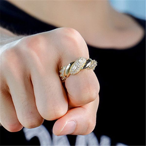 hiphop jewelry twised gold mens ring designer copper white aaa cubic zirconia 14k gold silver diamond rings for man party punk accessories f, Golden;silver
hiphop jewelry twised gold mens ring designer copper white aaa cubic zirconia 14k gold silver diamond rings for man party punk accessories f, Golden;silver