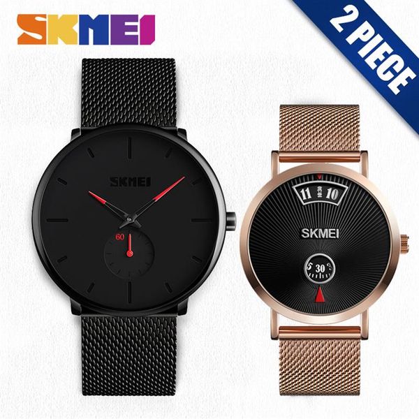 skmei quartz watch men ladies fashion casual wristwatches waterproof couple lovers watches relogio masculino clock 9185 1409 set243b, Slivery;brown
skmei quartz watch men ladies fashion casual wristwatches waterproof couple lovers watches relogio masculino clock 9185 1409 set243b, Slivery;brown