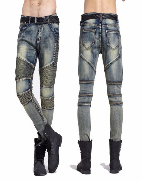 fashionmens skinny jeans men runway distressed slim elastic jeans denim biker jeans hip hop pants washed pleated jean blue4840646, Blue
fashionmens skinny jeans men runway distressed slim elastic jeans denim biker jeans hip hop pants washed pleated jean blue4840646, Blue