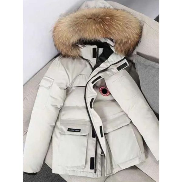 canadian goose winter thick warm jackets men's down parkas work clothes jacket outdoor thickened fashion keeping couple live broadcast, Black
canadian goose winter thick warm jackets men's down parkas work clothes jacket outdoor thickened fashion keeping couple live broadcast, Black