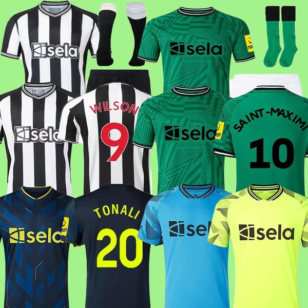 23 24 tonali home away soccer jerseys newcastles kids kit 2023 2024 third unitedes black white goalkeeper bruno g. wilson saint maximin murp, Black;yellow
23 24 tonali home away soccer jerseys newcastles kids kit 2023 2024 third unitedes black white goalkeeper bruno g. wilson saint maximin murp, Black;yellow