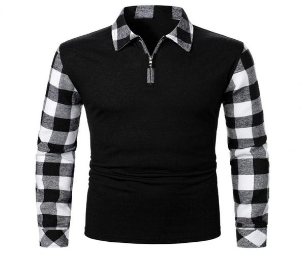 men039s casual shirts men pullover shirt 2022 turndown collar long sleeve fashion streetwear plaid splicing knitted tshirts f8842012, White;black
men039s casual shirts men pullover shirt 2022 turndown collar long sleeve fashion streetwear plaid splicing knitted tshirts f8842012, White;black