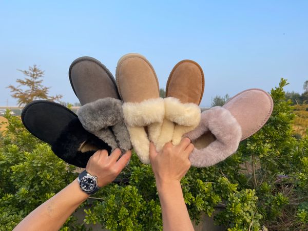 designer fluffy snow boots mini women winter australia platform uggity booties fur slipper ankle wool shoes sheepskin real leather classic b, Black
designer fluffy snow boots mini women winter australia platform uggity booties fur slipper ankle wool shoes sheepskin real leather classic b, Black