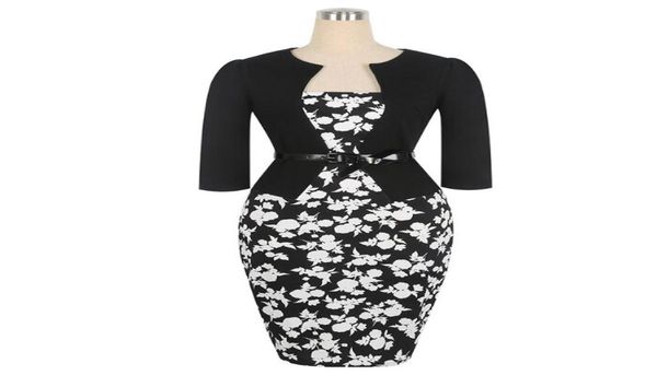 women spring autumn winter dresses long sleeve notched formal wear to work plus size 3xl 4xl pencil dress with belt robe4350501, White;black
women spring autumn winter dresses long sleeve notched formal wear to work plus size 3xl 4xl pencil dress with belt robe4350501, White;black