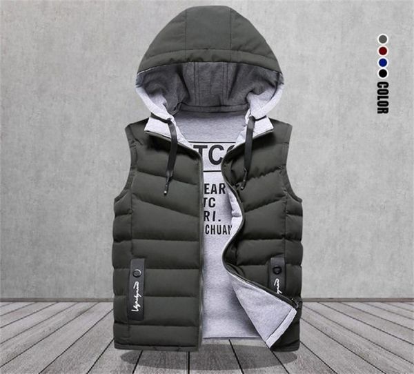 brand men039s vest winter sleeveless jackets down vest men hooded warm new casual outwear hat detachable outer vest chalecos 201200746, Black;white
brand men039s vest winter sleeveless jackets down vest men hooded warm new casual outwear hat detachable outer vest chalecos 201200746, Black;white
