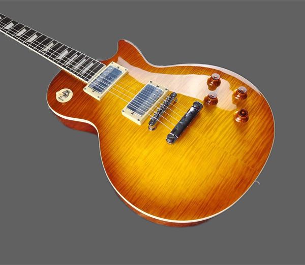 mahogany electric guitar with honey tiger pattern, off the shelf, fast ing
mahogany electric guitar with honey tiger pattern, off the shelf, fast ing