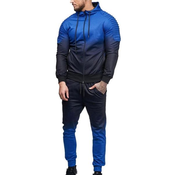 autumn winter men tracksuit set with zipper hoodies jacket outwear workout joggers blue gray tracksuits m3xl7075249
autumn winter men tracksuit set with zipper hoodies jacket outwear workout joggers blue gray tracksuits m3xl7075249