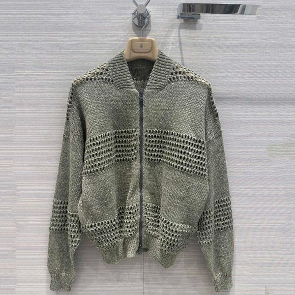 designer clothes women knitted cardigan beaded linen yarn hollowed out zipper up sweater woman casual outdoor clothes for summer and autumn, White
designer clothes women knitted cardigan beaded linen yarn hollowed out zipper up sweater woman casual outdoor clothes for summer and autumn, White