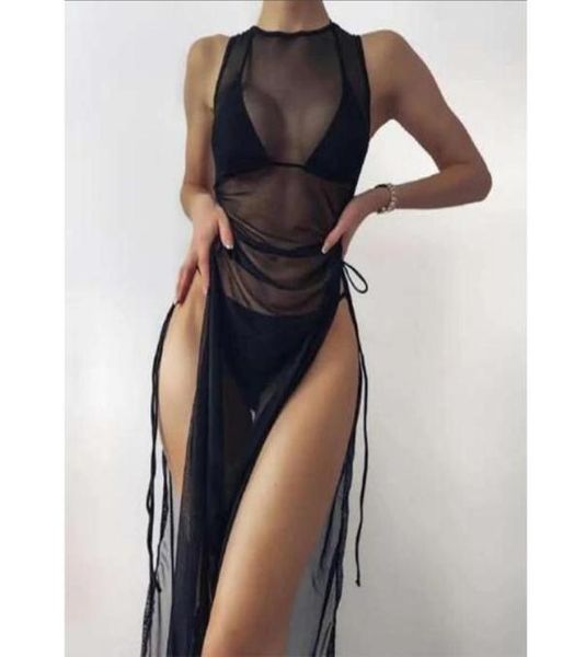 women039s swimwear black 3 pieces set high neck female swimsuit coverups for women skirts bikini halter triangle bathing suit 9274161, White;black
women039s swimwear black 3 pieces set high neck female swimsuit coverups for women skirts bikini halter triangle bathing suit 9274161, White;black