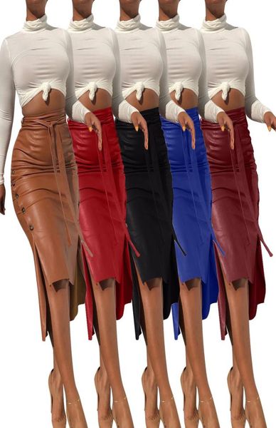fashion women pu leather bandage skirt ladies slit mid length high waist zipper pencil skirts female bandage slim dress offic7606891, Black;gray
fashion women pu leather bandage skirt ladies slit mid length high waist zipper pencil skirts female bandage slim dress offic7606891, Black;gray