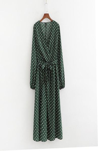 rr dot printed long dresses womens long lantern sleeve summer dress female v neck belt waist yellow green dresses ladies vestido5542112, Black;gray
rr dot printed long dresses womens long lantern sleeve summer dress female v neck belt waist yellow green dresses ladies vestido5542112, Black;gray