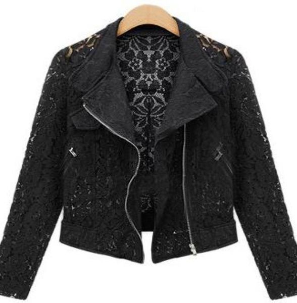 women lace biker jacket autumn new full lace outerwear female leisure casual short jacket metal outerwear jacket clot3599895, Black;brown
women lace biker jacket autumn new full lace outerwear female leisure casual short jacket metal outerwear jacket clot3599895, Black;brown