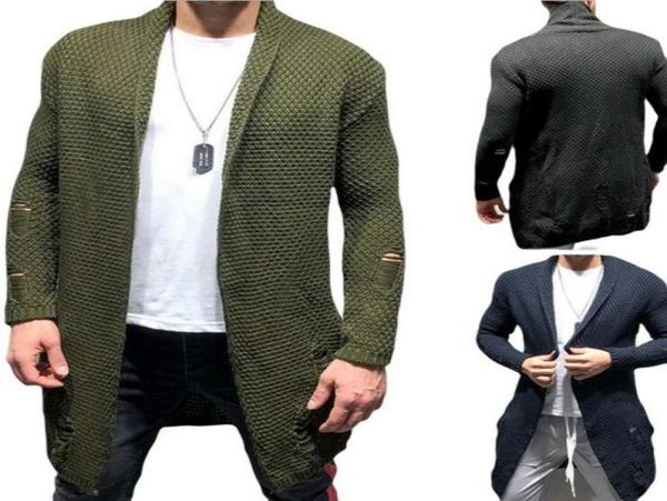 men039s sweaters men cardigan long sleeve hole casual style sweater holes mens midlength knitwear with 3 colors8543705, White;black
men039s sweaters men cardigan long sleeve hole casual style sweater holes mens midlength knitwear with 3 colors8543705, White;black