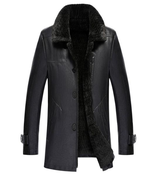 2020 new winter men leather coat fashion winter leather jacket men fur collar velvet inside snow warm coats jaqueta de couro7987221, Black
2020 new winter men leather coat fashion winter leather jacket men fur collar velvet inside snow warm coats jaqueta de couro7987221, Black