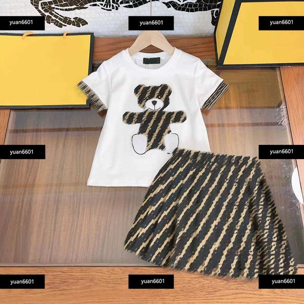 luxury kids clothes brand versatile sets baby products 2pcs letter printed tshirt and classic striped pleated skirt new arrival size 100160, White
luxury kids clothes brand versatile sets baby products 2pcs letter printed tshirt and classic striped pleated skirt new arrival size 100160, White
