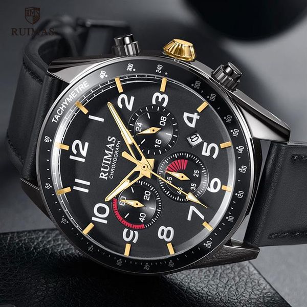 ruimas watches men brand luxury military leather wristwatch man clock fashion chronograph casual sport watch relogio 574265o, Slivery;brown
ruimas watches men brand luxury military leather wristwatch man clock fashion chronograph casual sport watch relogio 574265o, Slivery;brown