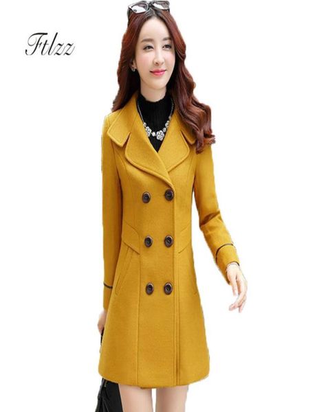 spring autumn female overcoat slim turndwon collar doublebreasted woolen coat women plus size wool coats4382623, Black
spring autumn female overcoat slim turndwon collar doublebreasted woolen coat women plus size wool coats4382623, Black