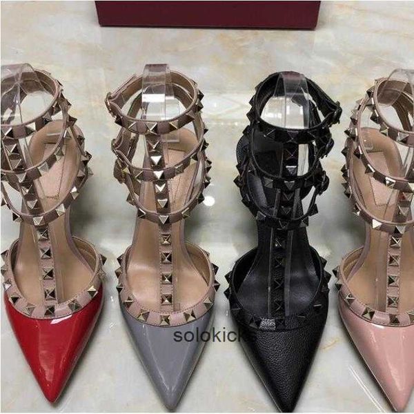 three valentinolies sandals sandals designer heels wedding women high party shoes fashion rivets girls pointed straps shoes dance shoes, Black
three valentinolies sandals sandals designer heels wedding women high party shoes fashion rivets girls pointed straps shoes dance shoes, Black