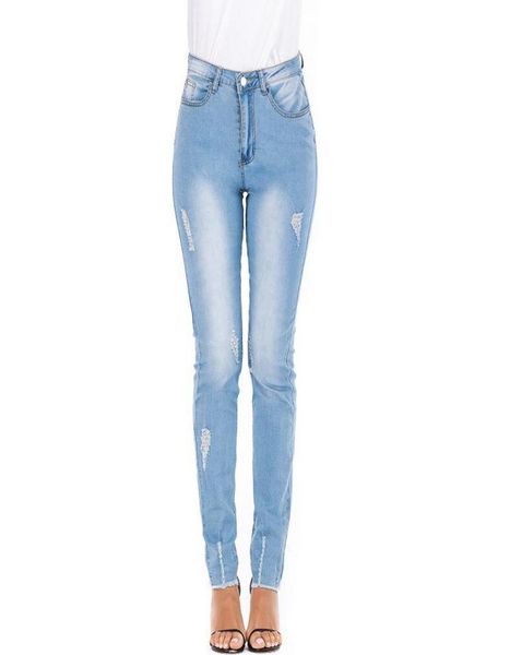 fashion designer womens stretch ripped skinny jeans high waisted slim fit denim pants biker pencil trousers for ladies 7334981093, Blue
fashion designer womens stretch ripped skinny jeans high waisted slim fit denim pants biker pencil trousers for ladies 7334981093, Blue