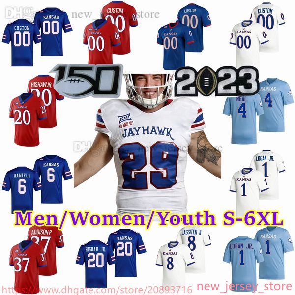 2023-24 custom xs-6xl ncaa kansas jayhawks football jersey hishaw jr. daniels miller jr. logan jr. neal bryant grant bean grimm addison p la, Black
2023-24 custom xs-6xl ncaa kansas jayhawks football jersey hishaw jr. daniels miller jr. logan jr. neal bryant grant bean grimm addison p la, Black