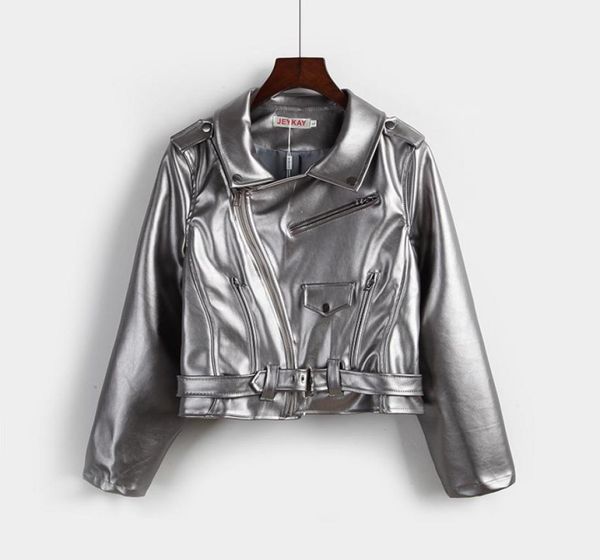 women punk cool style jacket short pu leather coat turndown collar silver more pockets and more zipper jacket outwear7111939, Black;brown
women punk cool style jacket short pu leather coat turndown collar silver more pockets and more zipper jacket outwear7111939, Black;brown