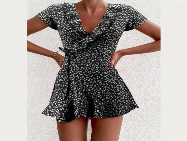 casual dresses aline women39s summer dress elegant floral mini with ruffles and short vneck for ladies chic flowers party8049524, Black;gray
casual dresses aline women39s summer dress elegant floral mini with ruffles and short vneck for ladies chic flowers party8049524, Black;gray
