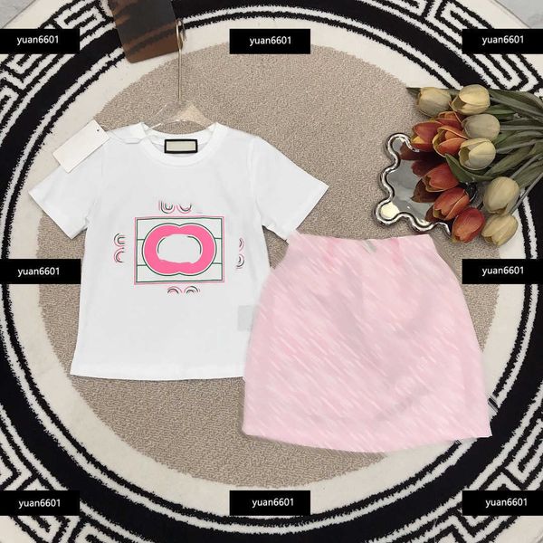 luxury kids clothes child sets baby products 2pcs fashion cute printed t-shirt and letter logo printed skirt new arrival size 100-150 cm mar, White
luxury kids clothes child sets baby products 2pcs fashion cute printed t-shirt and letter logo printed skirt new arrival size 100-150 cm mar, White