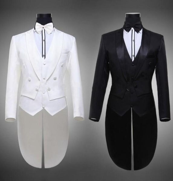 jacket pants belt male wedding groom swallowtail suit prom black white tuxedo formal dress costumes three piece set men suits sing7903788, White;black
jacket pants belt male wedding groom swallowtail suit prom black white tuxedo formal dress costumes three piece set men suits sing7903788, White;black