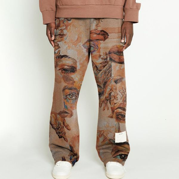 men s pants american style trend printing 2023 fashion loose wide leg european mid waist spring man trousers 230821, Black
men s pants american style trend printing 2023 fashion loose wide leg european mid waist spring man trousers 230821, Black