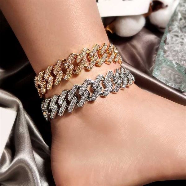 20mm prong cuban anklets iced out 2 row crystal rhinestones link anklet bracelet for women men punk op barefoot jewely 230719, Red;blue
20mm prong cuban anklets iced out 2 row crystal rhinestones link anklet bracelet for women men punk op barefoot jewely 230719, Red;blue