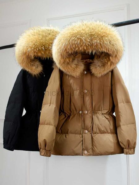 women's down parkas lagabogy 2023 winter women large real fur hooded waterproof puffer jacket thick warm loose 90% duck down parka fema, Black
women's down parkas lagabogy 2023 winter women large real fur hooded waterproof puffer jacket thick warm loose 90% duck down parka fema, Black