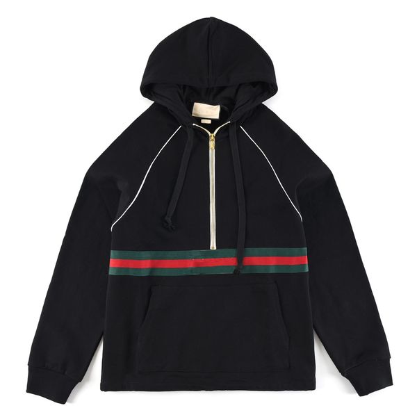 highend brand designer hoodie fashion ribbon stitching half zipper hoodie us size luxury mens hoodie, Black
highend brand designer hoodie fashion ribbon stitching half zipper hoodie us size luxury mens hoodie, Black