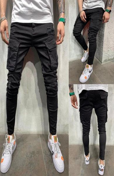 men black biker cargo jeans multi pocket slim fit joggers trousers male ripped hole motorcycle streetwear denim pencil pants6419718, Blue
men black biker cargo jeans multi pocket slim fit joggers trousers male ripped hole motorcycle streetwear denim pencil pants6419718, Blue