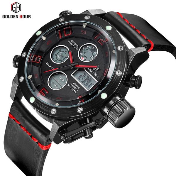 goldenhour luxury brand mens watch business army men quartz wristwatch leather strap waterproof male clock relogio masculino264v, Slivery;brown
goldenhour luxury brand mens watch business army men quartz wristwatch leather strap waterproof male clock relogio masculino264v, Slivery;brown