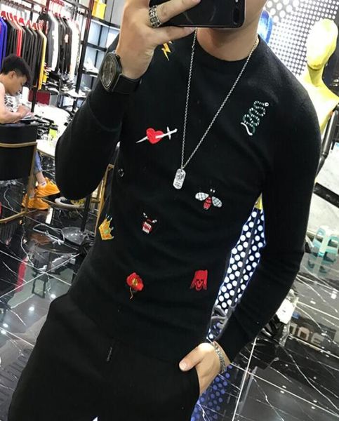 causal o neck sweater warm fashion winter style pullover knitted designer jumper sweaters fit man a051849818, White;black
causal o neck sweater warm fashion winter style pullover knitted designer jumper sweaters fit man a051849818, White;black
