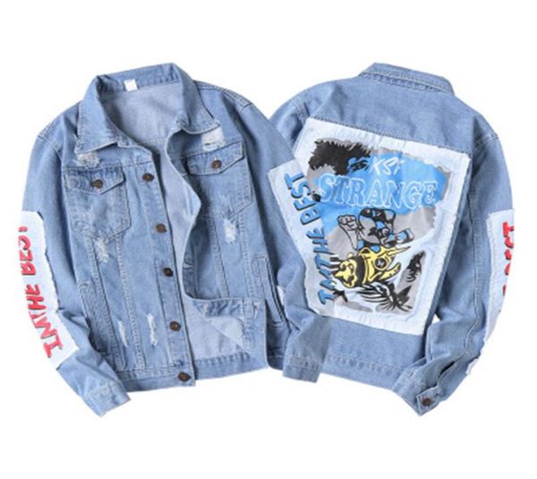 mens brand jean jackets streetwear designer male spring hip hop flight denim jacket coats fashion trend men ripped jeans cowboy ca1238902, Black;brown
mens brand jean jackets streetwear designer male spring hip hop flight denim jacket coats fashion trend men ripped jeans cowboy ca1238902, Black;brown