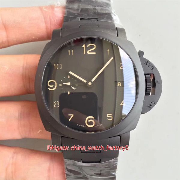 vs maker super quality watches 44mm pam438 pam00438 1950 gmt 3 days power reserve ceramic bezel cal p 9001 movement mechanical aut292c, Slivery;brown
vs maker super quality watches 44mm pam438 pam00438 1950 gmt 3 days power reserve ceramic bezel cal p 9001 movement mechanical aut292c, Slivery;brown
