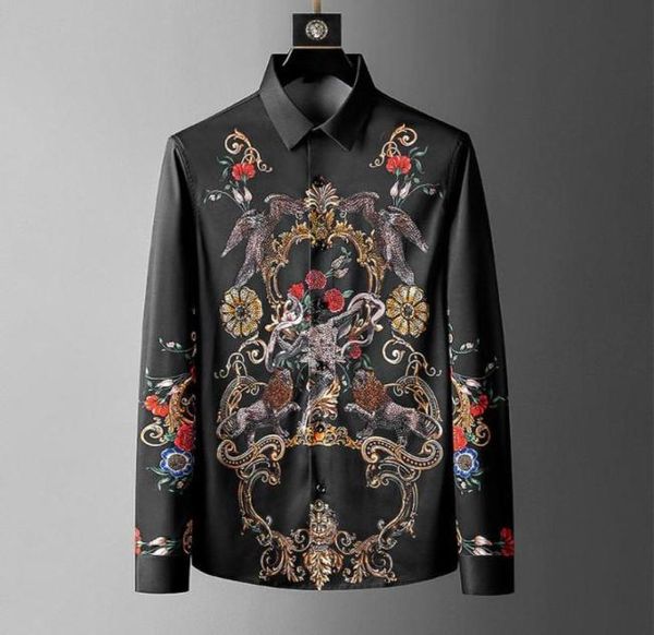 men039s casual shirts luxury print men long sleeve slim fit shirt male business formal dress streetwear party chemise homme2617914, White;black
men039s casual shirts luxury print men long sleeve slim fit shirt male business formal dress streetwear party chemise homme2617914, White;black