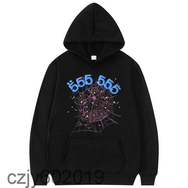 fashion creativity sp5der 555555 angel number hoodie men women spider web pattern sweatshirt loose clothing, Black
fashion creativity sp5der 555555 angel number hoodie men women spider web pattern sweatshirt loose clothing, Black